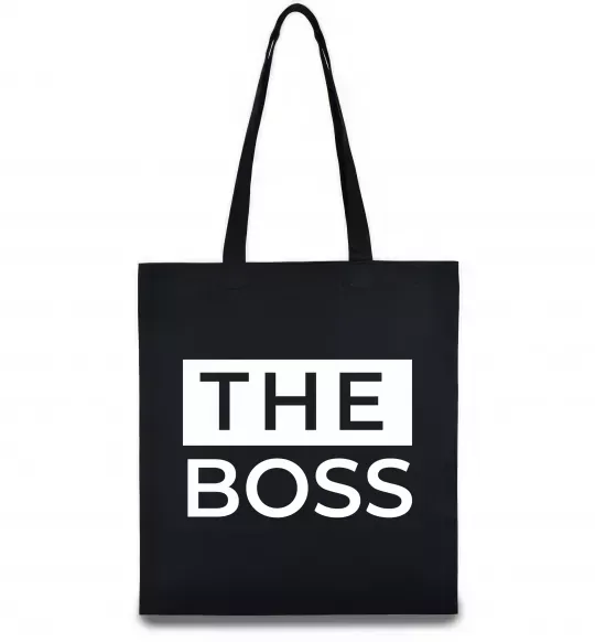 Еко-сумка The Boss Чорний фото