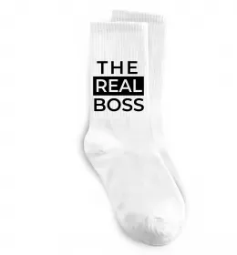Носки The real boss Белый фото