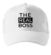 Кепка The real boss Белый фото