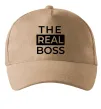 Кепка The real boss Песочный фото