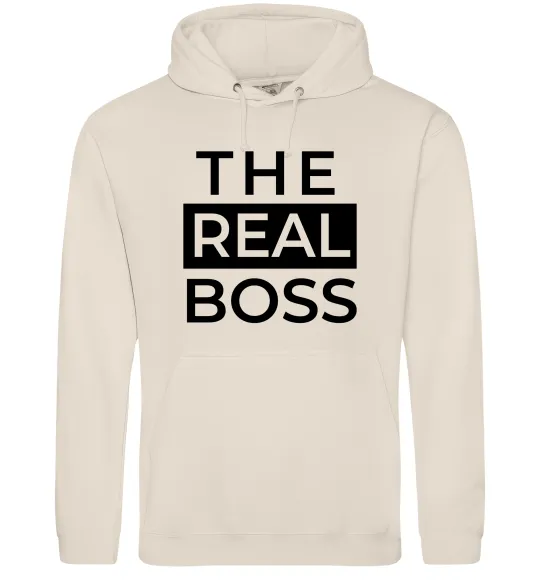 Чоловіча толстовка (худі) The real boss Таш фото