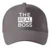 Кепка The real boss Сірий фото