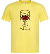 Мужская футболка Привид з вином Лимонный фото
