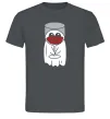 Мужская футболка Привид з вином Графит фото