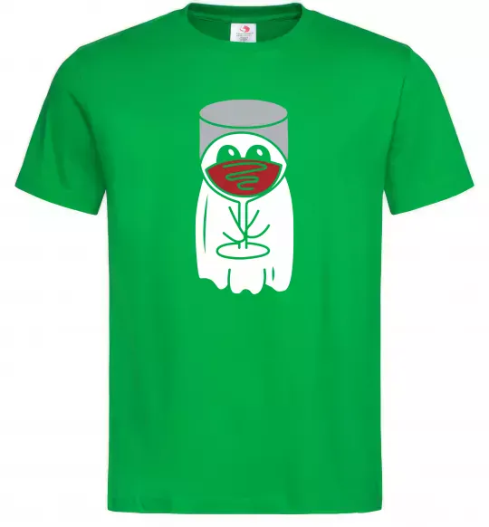 Мужская футболка Привид з вином Зеленый фото
