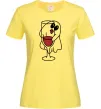 Жіноча футболка Привид з вином пара Лимонний фото
