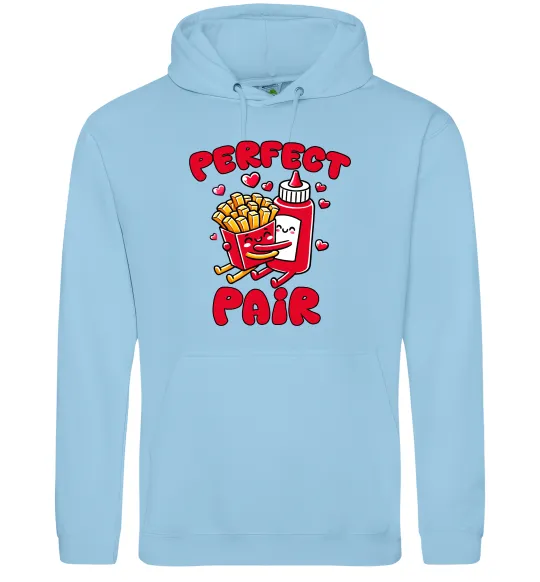 Женская толстовка (худи) Кетчуп з картоплею Голубой фото