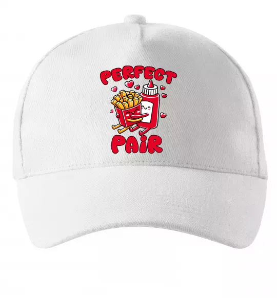 Кепка Картопля з кетчупом Білий фото