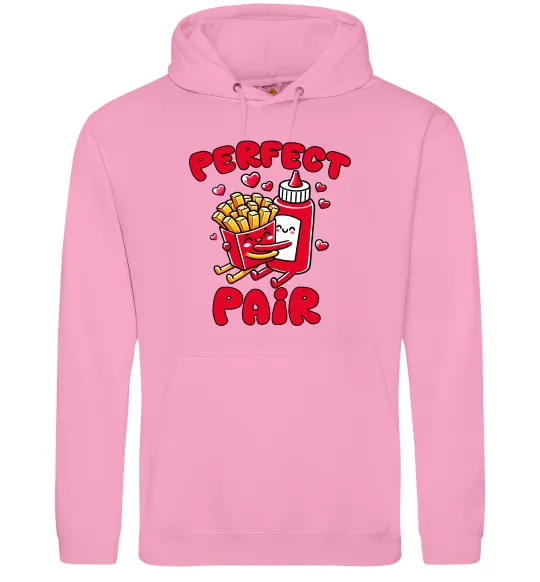 Мужская толстовка (худи) Картопля з кетчупом Розовый фото