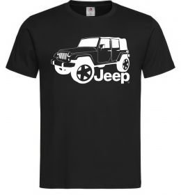Чоловіча футболка JEEP розмір, колір - чорний, розмір - M