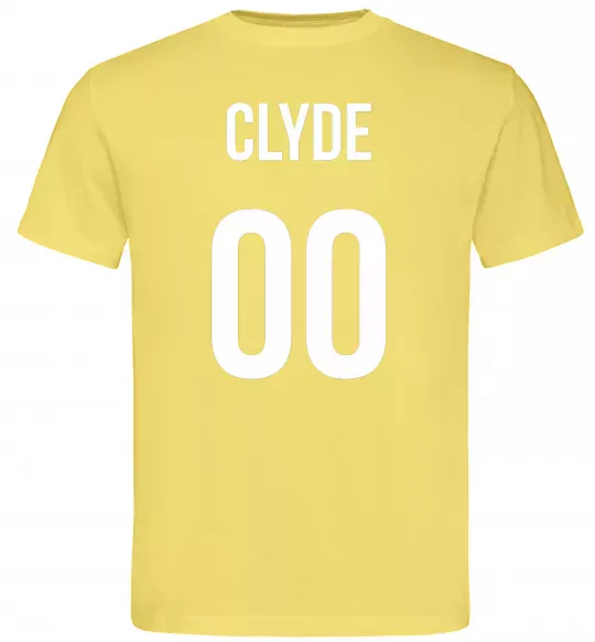 Чоловіча футболка Clyde на спині Лимонний фото