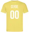 Чоловіча футболка Clyde на спині Лимонний Чоловіча футболка Clyde на спині Лимонний фото