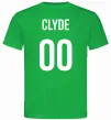 Чоловіча футболка Clyde на спині Зелений Чоловіча футболка Clyde на спині Зелений фото
