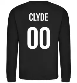 Свитшот Clyde на спині Черный фото