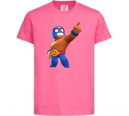 Дитяча футболка Brawl Stars El Primo, колір - рожевий, вік - 5-6 років Дитяча футболка Brawl Stars El Primo, колір - рожевий, вік - 5-6 років