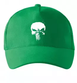Кепка Punisher logo_, колір - зелений Зелений фото