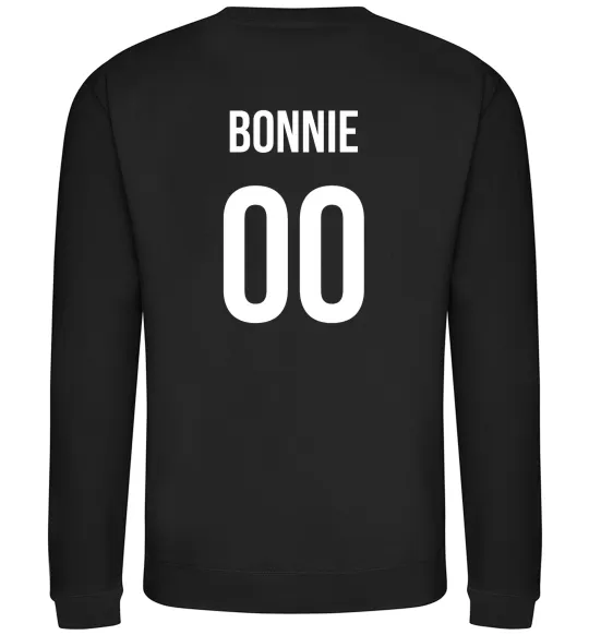 Світшот Bonnie на спині Чорний фото
