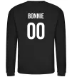 Світшот Bonnie на спині Чорний фото