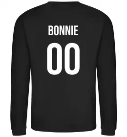 Свитшот Bonnie на спині Черный фото