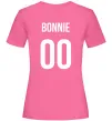 Женская футболка Bonnie на спині Ярко-розовый Женская футболка Bonnie на спині Ярко-розовый фото