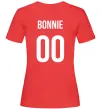 Женская футболка Bonnie на спині Красный Женская футболка Bonnie на спині Красный фото