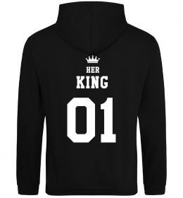 Чоловіча толстовка (худі) Her king на спині