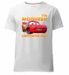 Мужская премиум футболка Макквін Белый фото