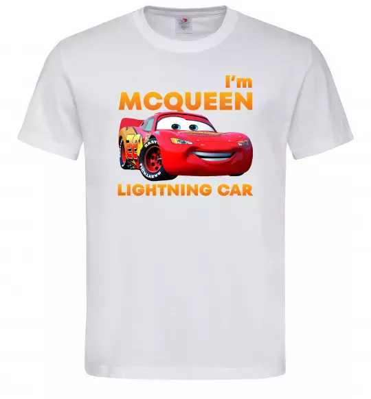 Мужская футболка Макквін Белый фото