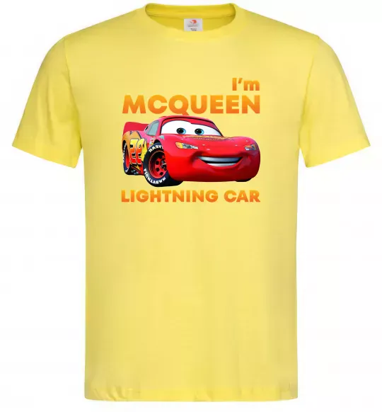 Мужская футболка Макквін Лимонный фото