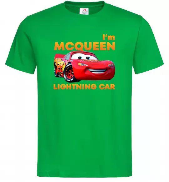 Мужская футболка Макквін Зеленый фото