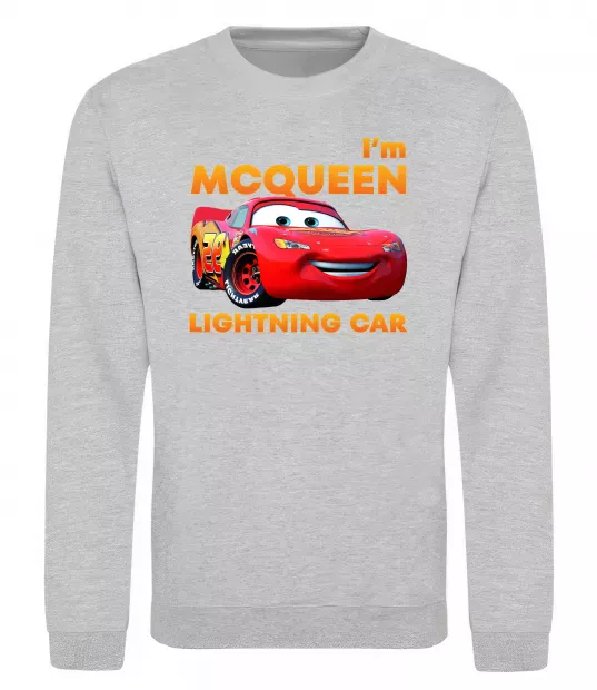 Світшот Макквін Сірий меланж фото