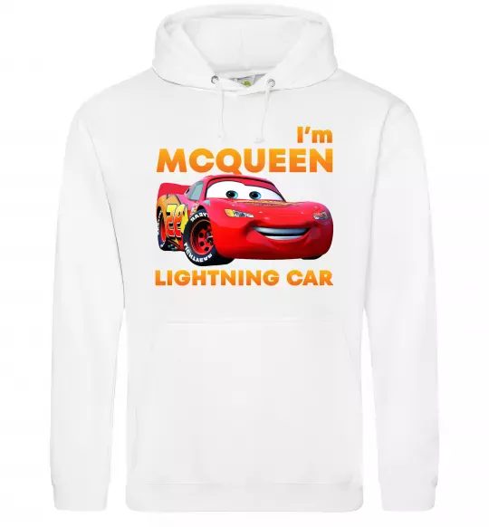 Чоловіча толстовка (худі) Макквін Білий фото