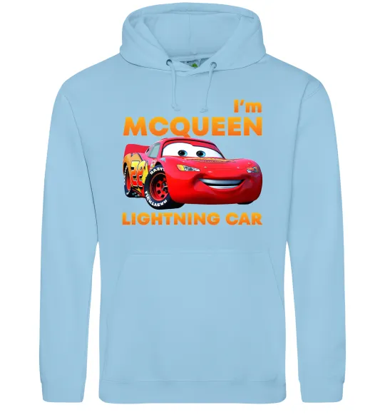 Мужская толстовка (худи) Макквін Голубой фото