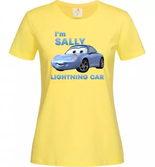 Женская футболка Саллі Лимонный фото