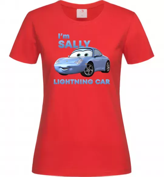Женская футболка Саллі Красный фото