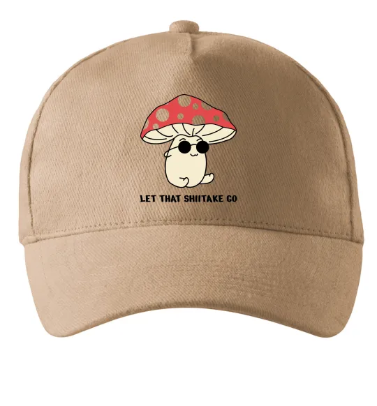 Кепка Мухомор в окулярах Пісочний фото