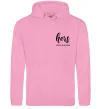 Мужская толстовка (худи) Hers since Розовый фото