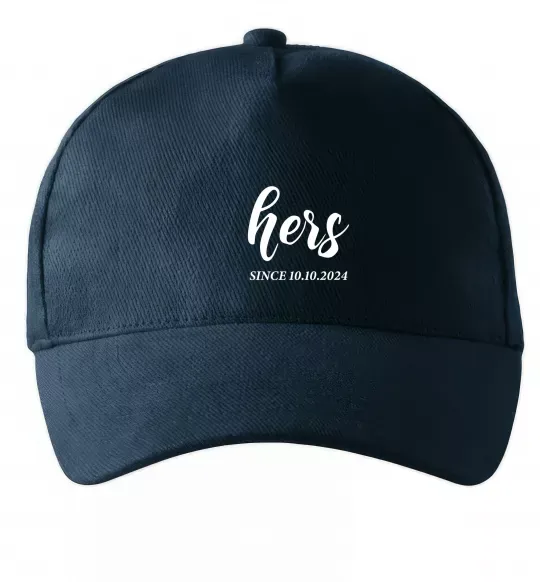 Кепка Hers since Темно-синий фото