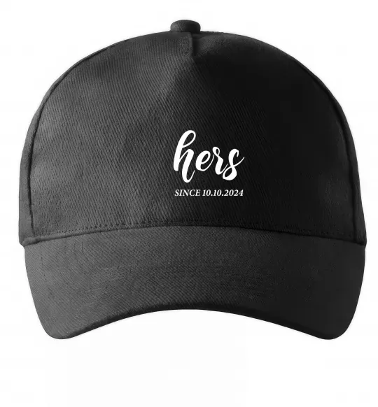 Кепка Hers since Черный фото