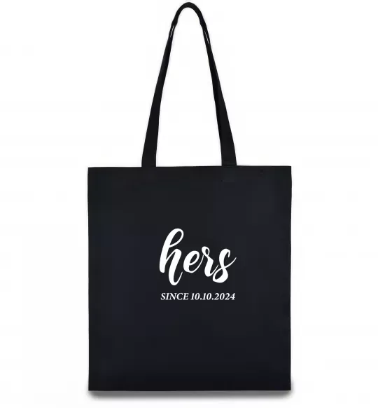 Эко-сумка Hers since Черный фото