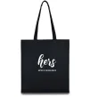 Эко-сумка Hers since Черный фото