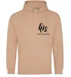 Жіноча толстовка (худі) His since Пісочний фото