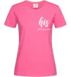 Женская футболка His since Ярко-розовый фото