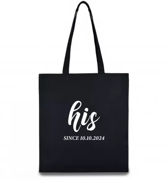 Эко-сумка His since Черный фото