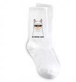 Носки No drama lama Белый фото