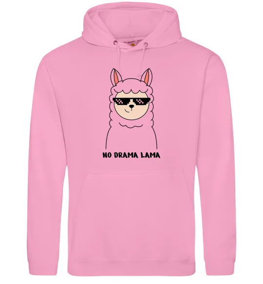 Чоловіча толстовка (худі) No drama lama Рожевий фото