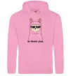 Чоловіча толстовка (худі) No drama lama Рожевий фото