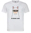 Мужская футболка No drama lama Белый фото