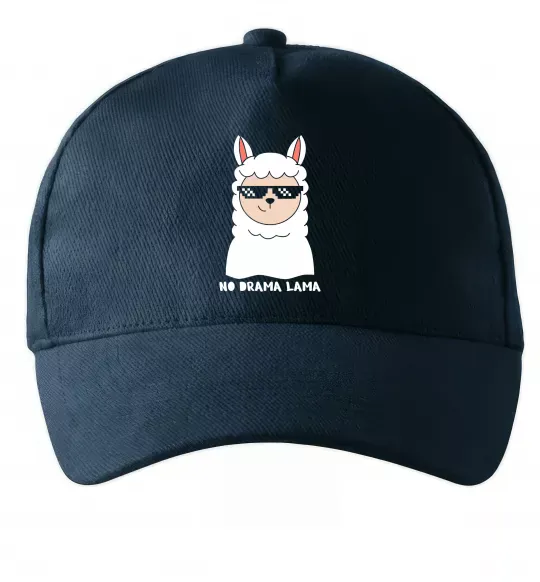 Кепка No drama lama Темно-синий фото
