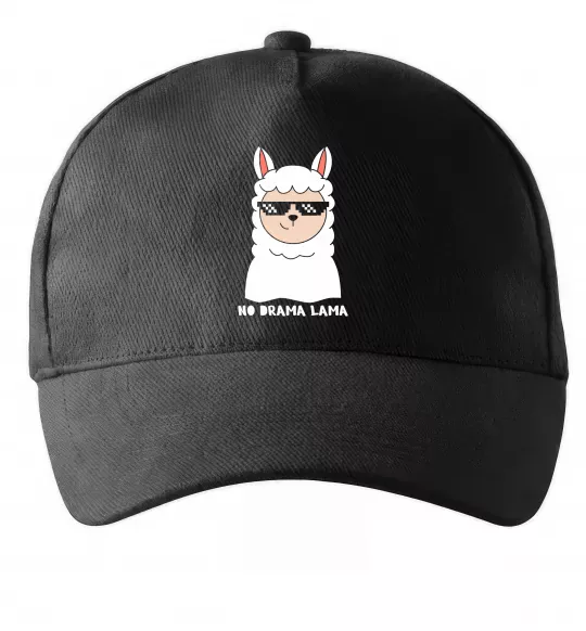 Кепка No drama lama Черный фото